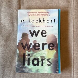 "We Were Liars" Paperback Book - Blue Accent
